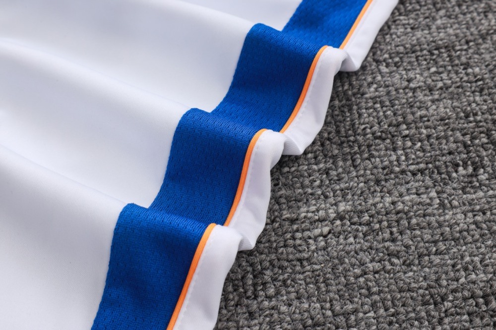 2026 France White Long-sleeved half-pull training kit
