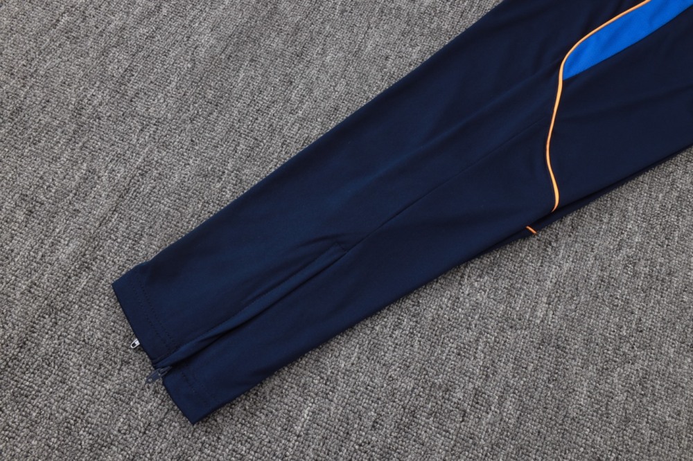 2026 France White Long-sleeved half-pull training kit