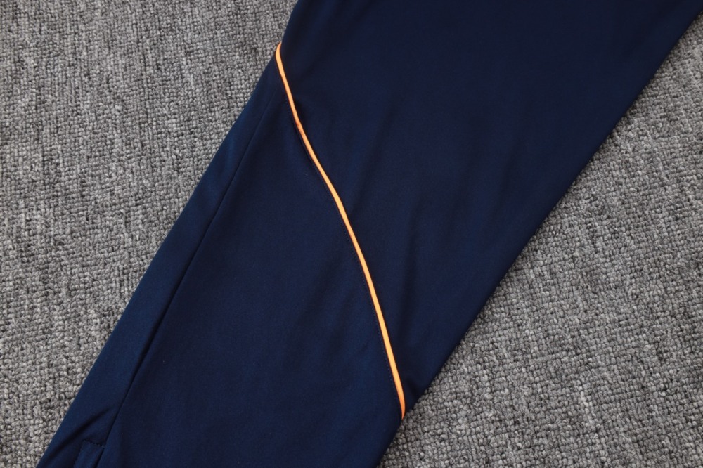 2026 France White Long-sleeved half-pull training kit