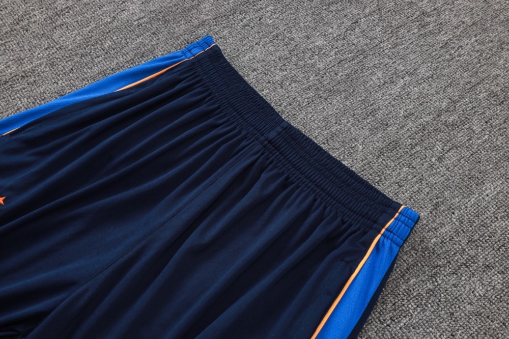 2026 France White Long-sleeved half-pull training kit