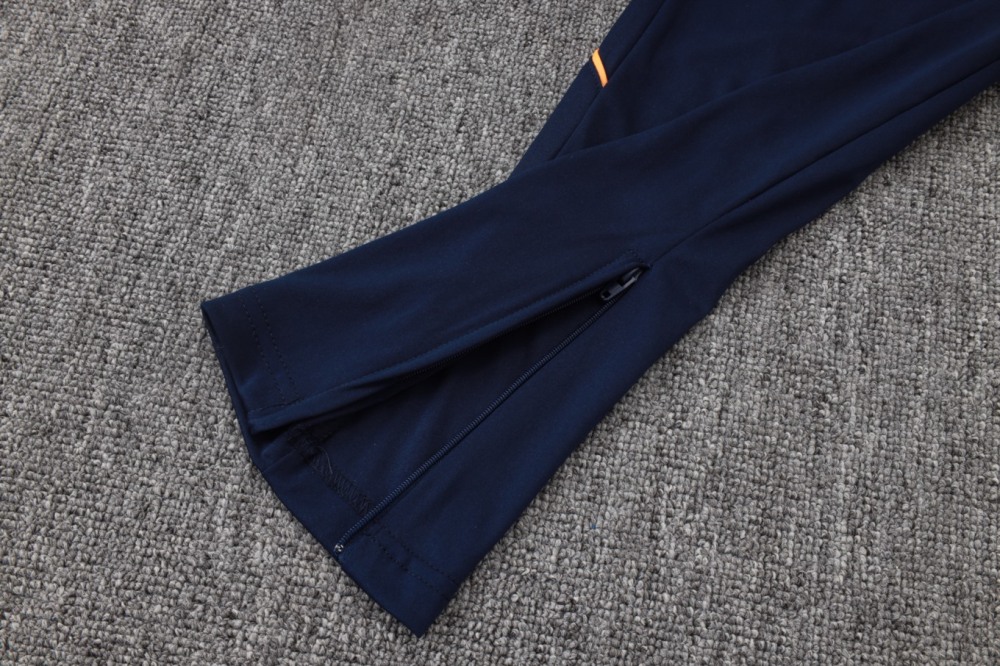2026 France White Long-sleeved half-pull training kit