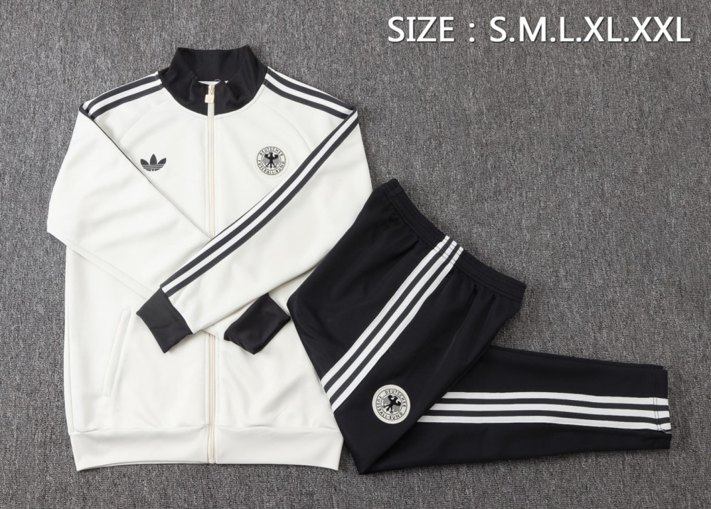2026 Germany Off-white Jacket Training Suit Set
