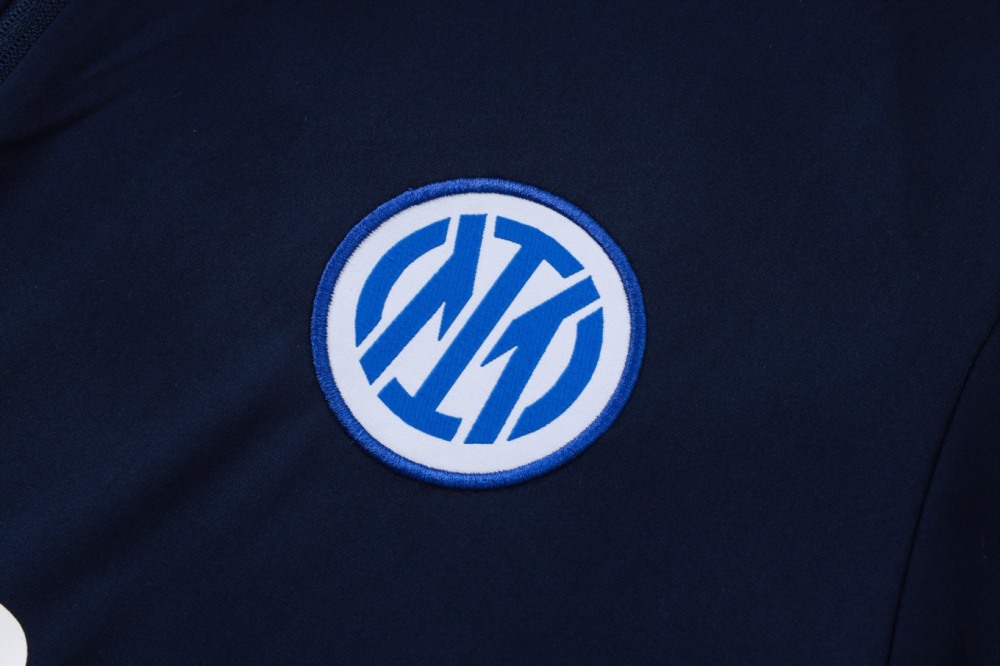2026 Inter Milan Cyan Long-sleeved half-pull training kit