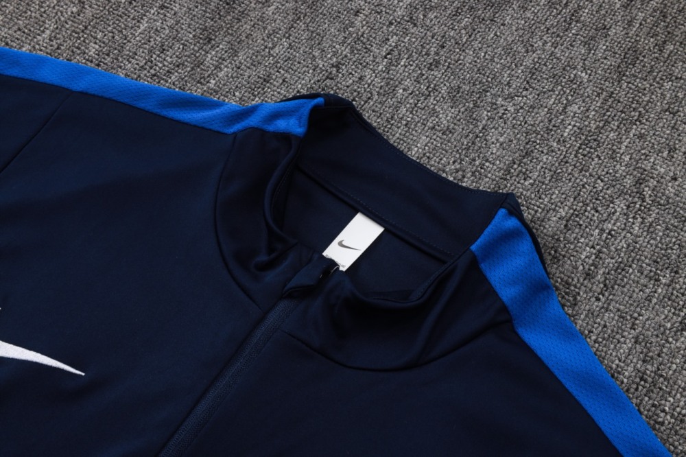 2026 Inter Milan Cyan Long-sleeved half-pull training kit