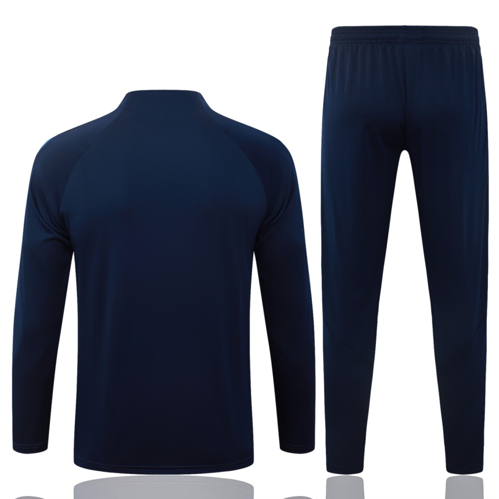 2026 Inter Milan Cyan Long-sleeved half-pull training kit