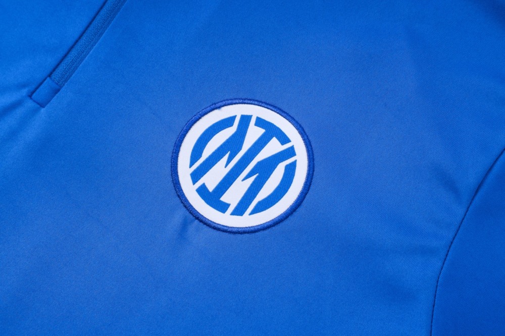 2026 Inter Milan Violet Blue Long-sleeved half-pull training kit