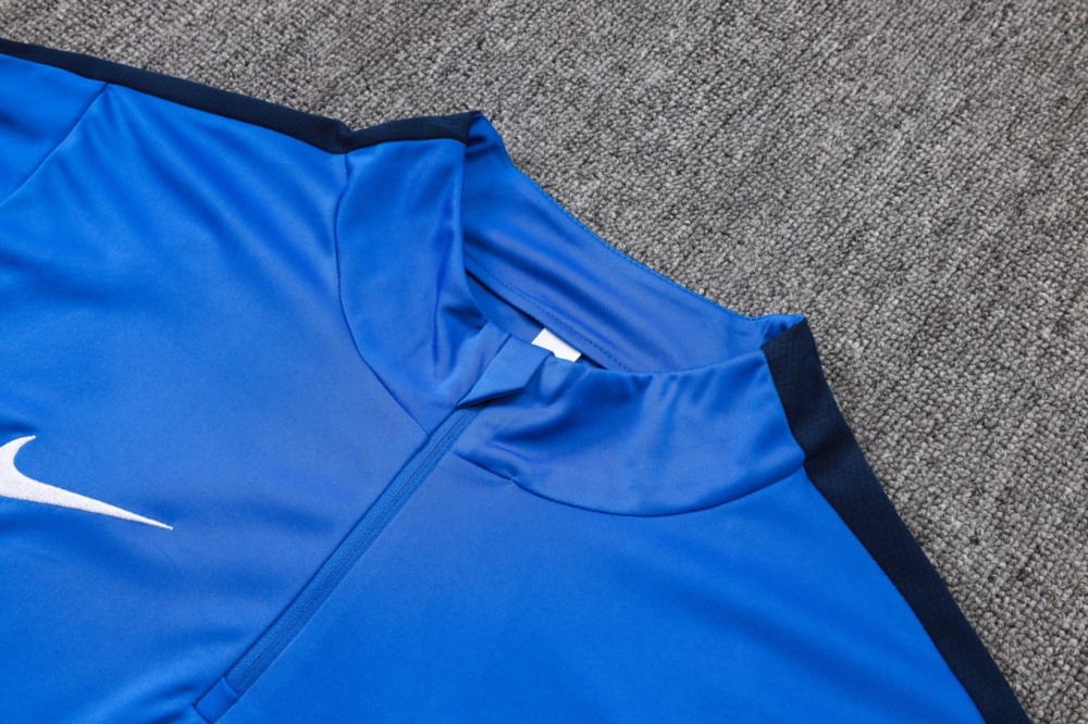 2026 Inter Milan Violet Blue Long-sleeved half-pull training kit