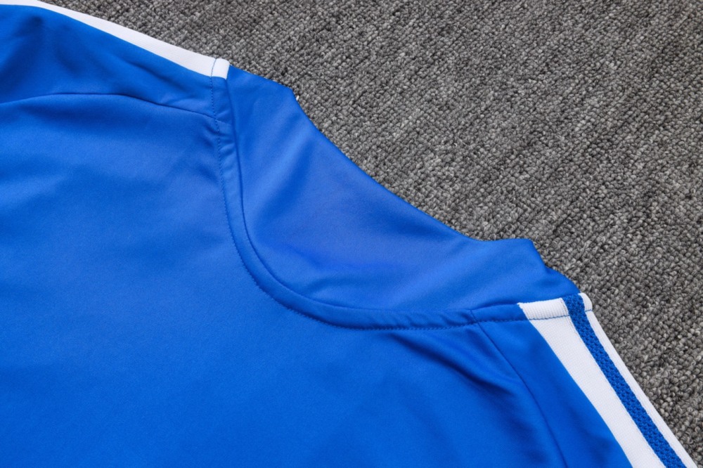 2026 Juventus Violet Blue Long-sleeved half-pull training kit