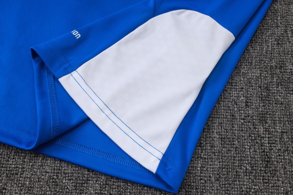 2026 Juventus Violet Blue Long-sleeved half-pull training kit