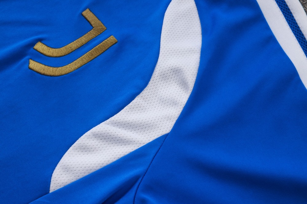 2026 Juventus Violet Blue Long-sleeved half-pull training kit