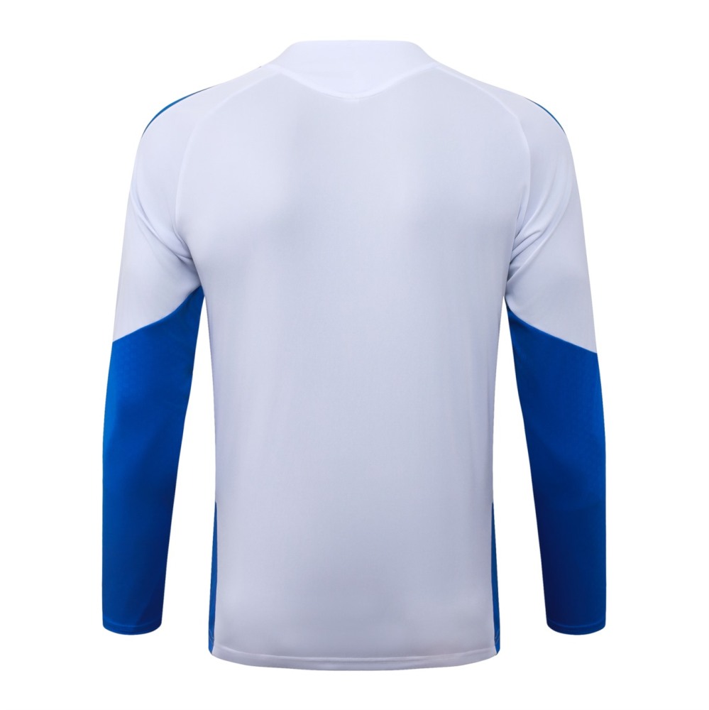 2026 Juventus White Long-sleeved half-pull training kit