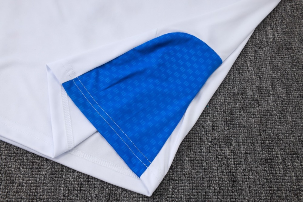 2026 Juventus White Long-sleeved half-pull training kit