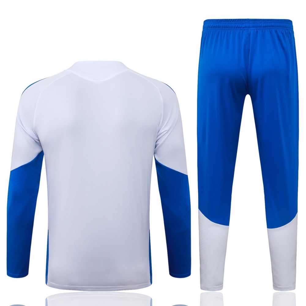 2026 Juventus White Long-sleeved half-pull training kit