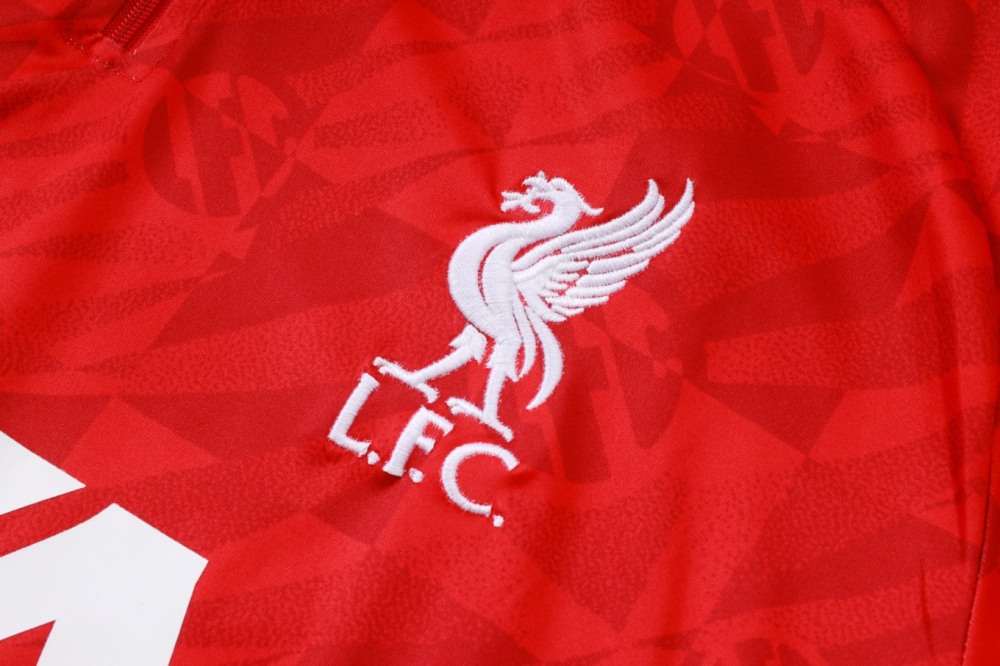 2026 Liverpool Red Long-sleeved half-pull training kit