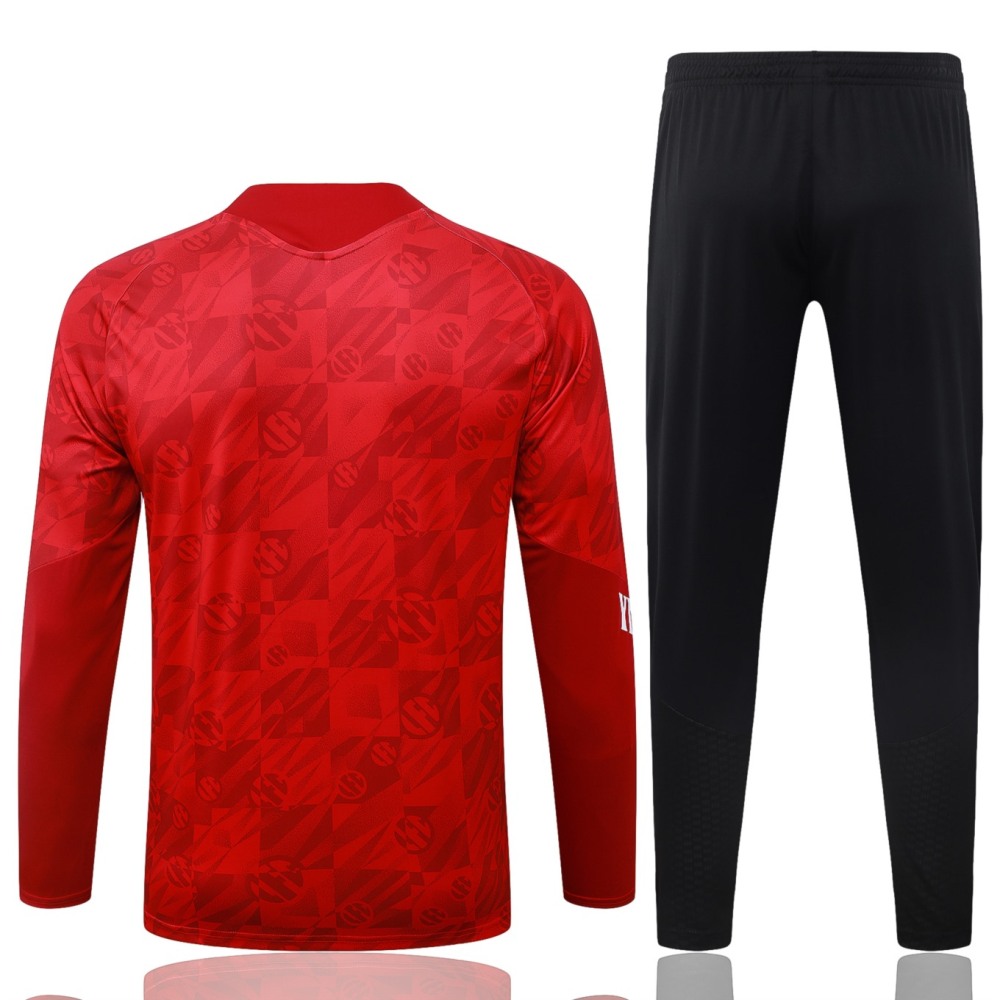 2026 Liverpool Red Long-sleeved half-pull training kit