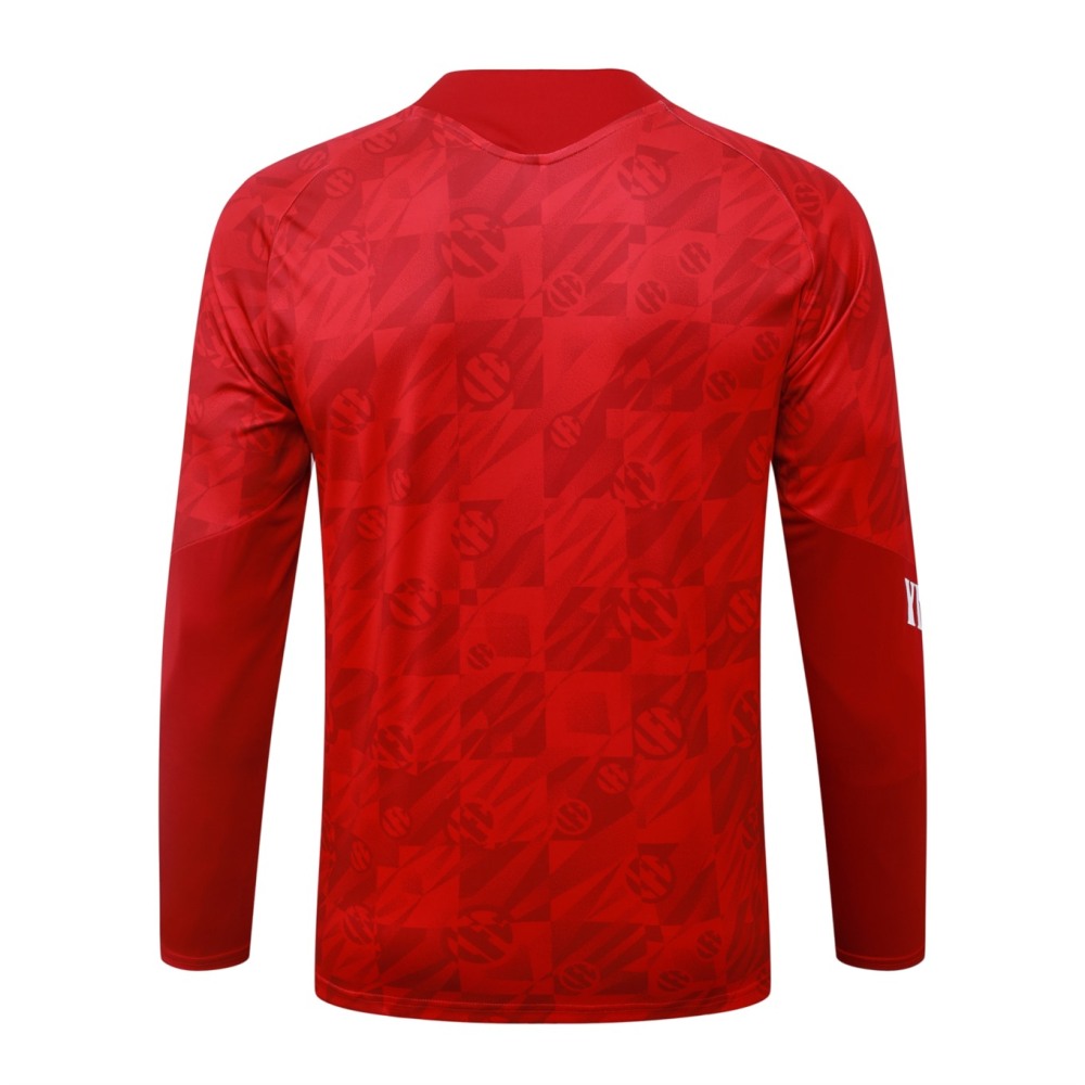 2026 Liverpool Red Long-sleeved half-pull training kit