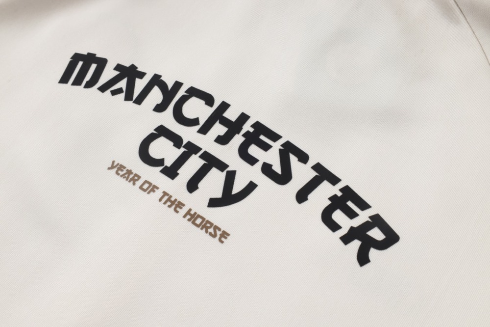 2026 Manchester City Beige Jacket Training Suit Set
