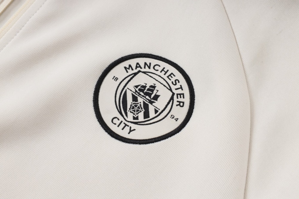 2026 Manchester City Beige Jacket Training Suit Set