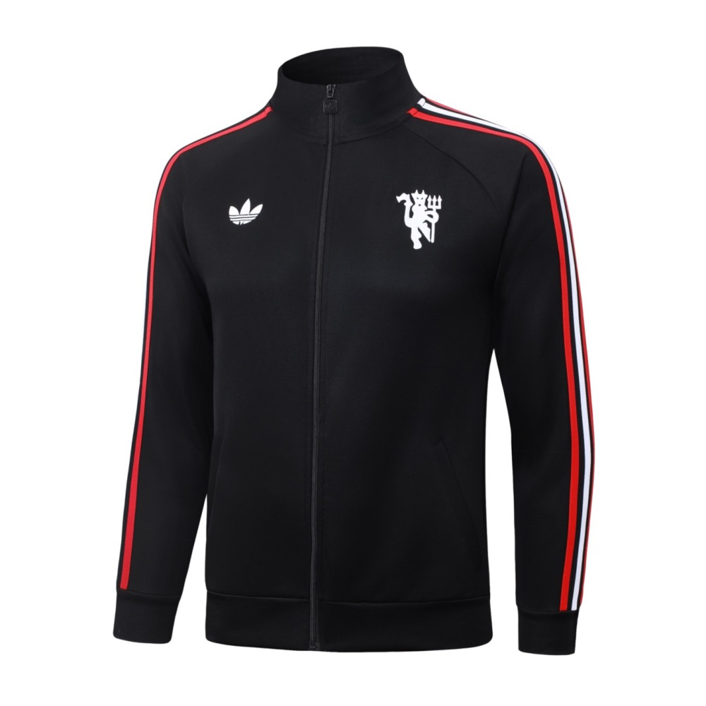 2026 Manchester United Black Jacket Training Suit Set