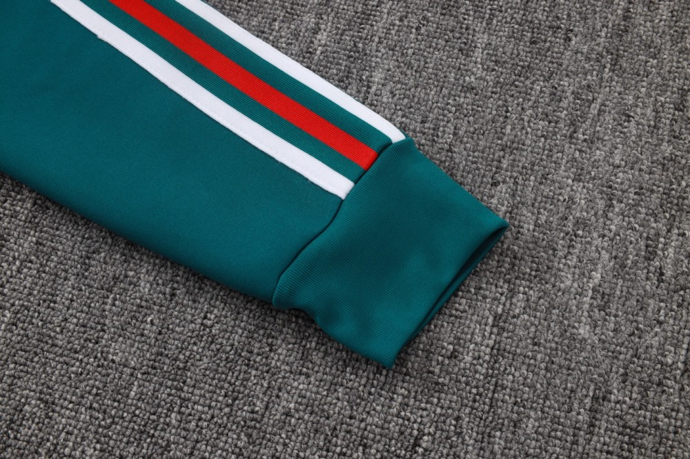 2026 Mexico Dark green Jacket Training Suit Set