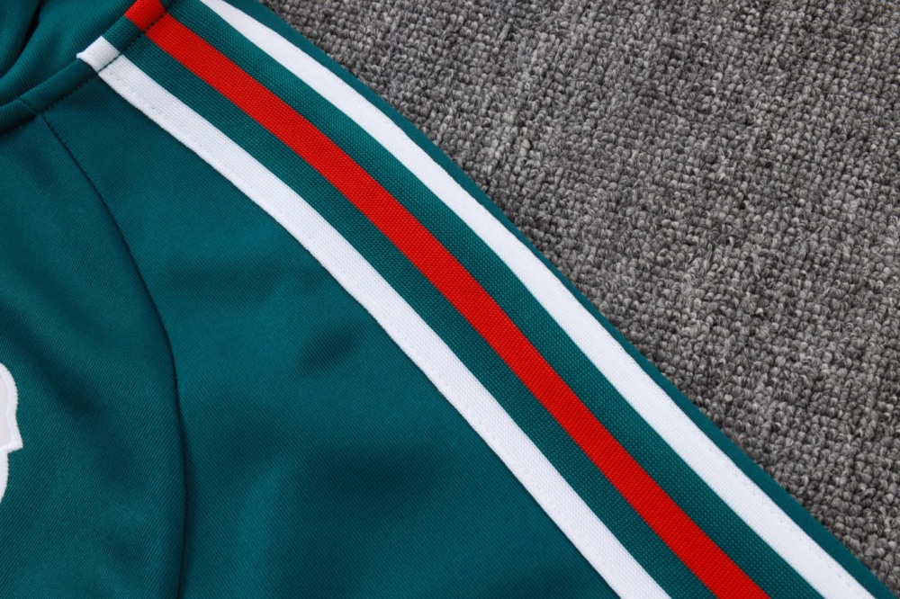 2026 Mexico Dark green Jacket Training Suit Set