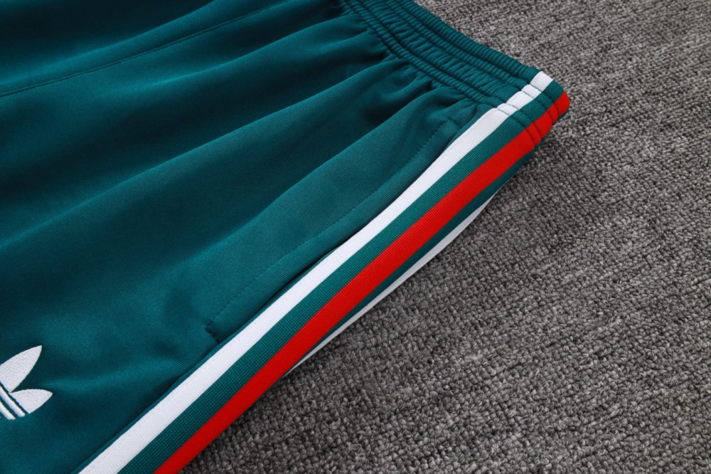 2026 Mexico Dark green Jacket Training Suit Set