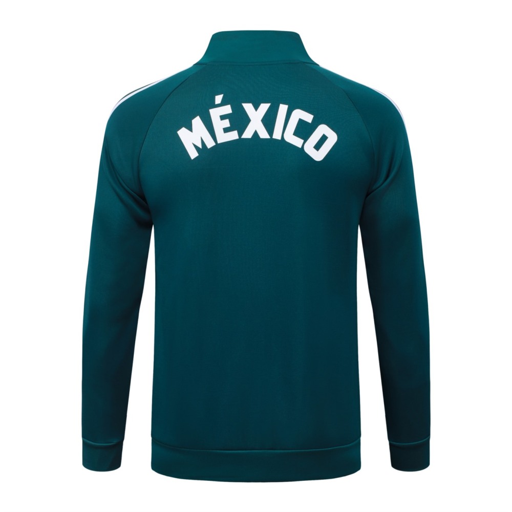 2026 Mexico Dark green Jacket Training Suit Set