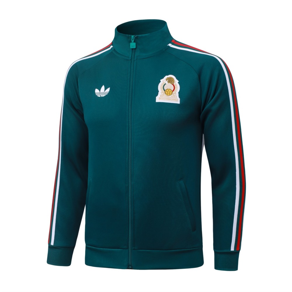 2026 Mexico Dark green Jacket Training Suit Set