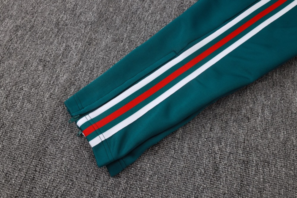 2026 Mexico Dark green Jacket Training Suit Set