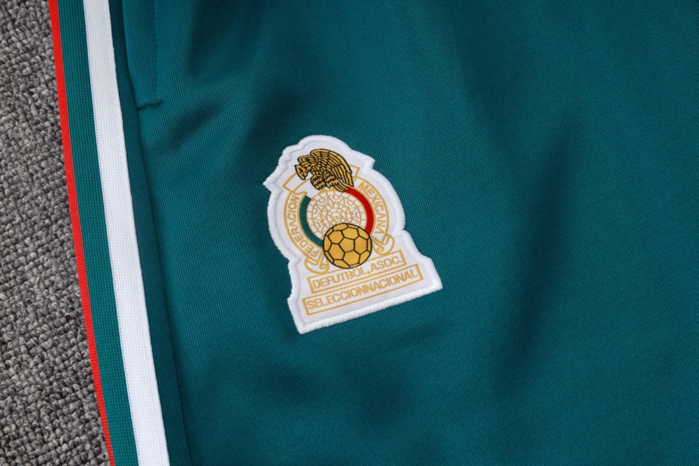 2026 Mexico Dark green Jacket Training Suit Set