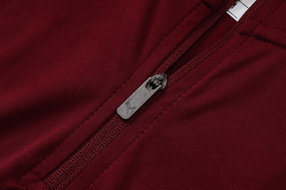 2026 Portugal Maroon Long-sleeved half-pull training kit