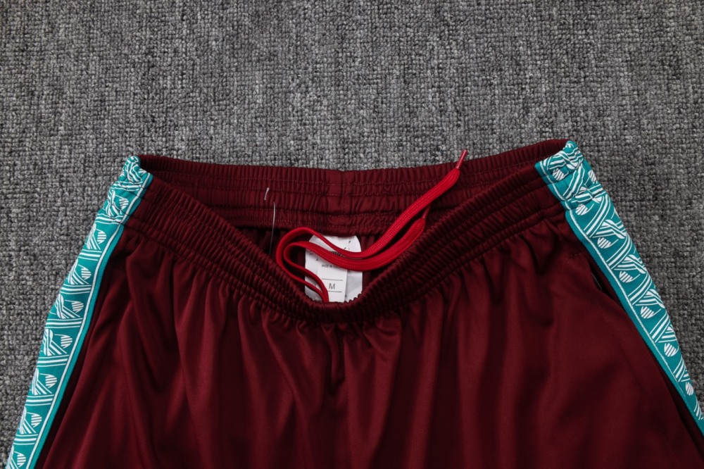 2026 Portugal Maroon Long-sleeved half-pull training kit