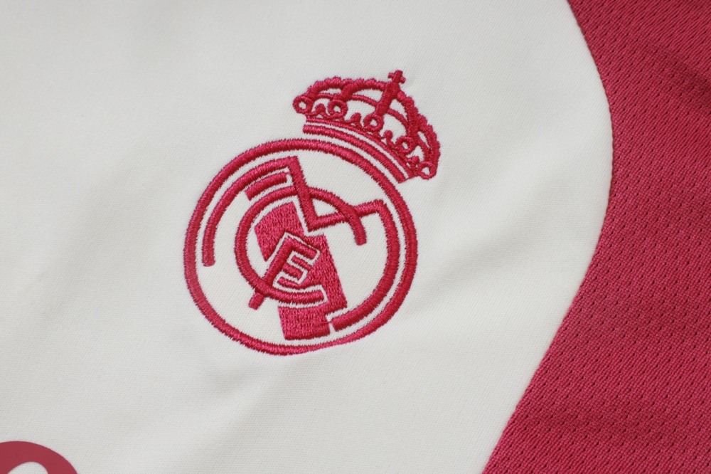 2026 Real Madrid Beige Long-sleeved half-pull training kit