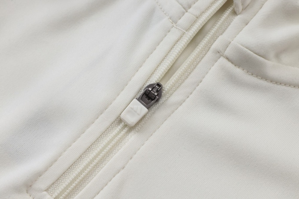 2026 Real Madrid Beige Long-sleeved half-pull training kit