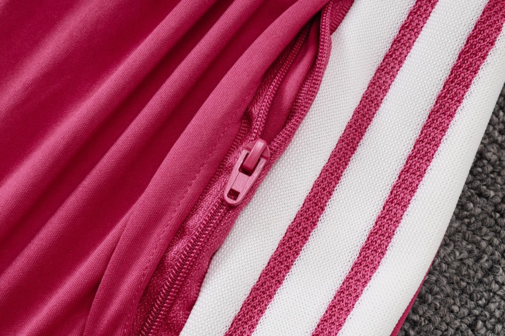 2026 Real Madrid Pink Long-sleeved half-pull training kit