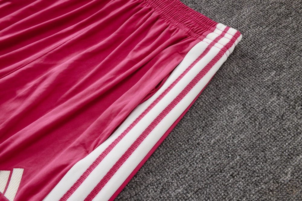2026 Real Madrid Pink Long-sleeved half-pull training kit