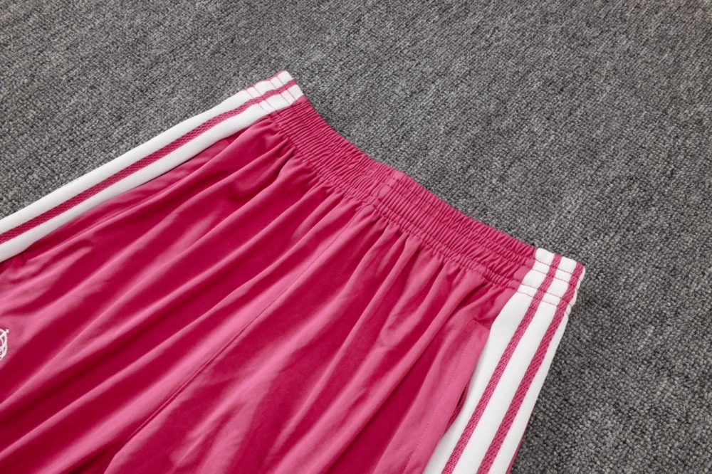 2026 Real Madrid Pink Long-sleeved half-pull training kit