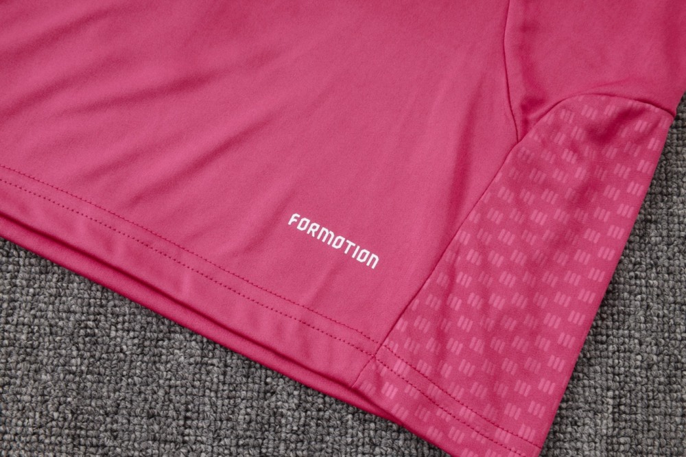 2026 Real Madrid Pink Long-sleeved half-pull training kit