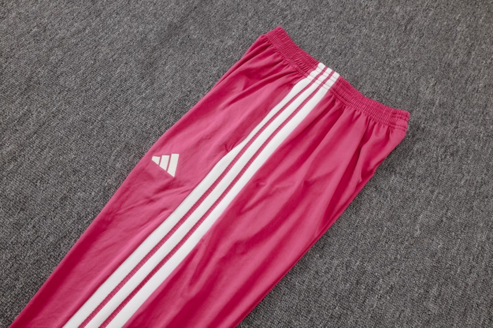 2026 Real Madrid Pink Long-sleeved half-pull training kit