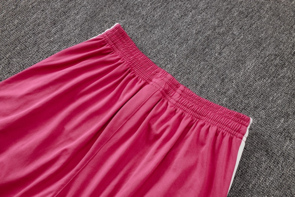 2026 Real Madrid Pink Long-sleeved half-pull training kit