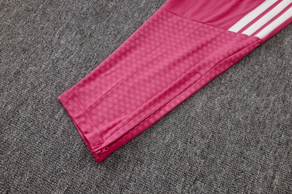 2026 Real Madrid Pink Long-sleeved half-pull training kit