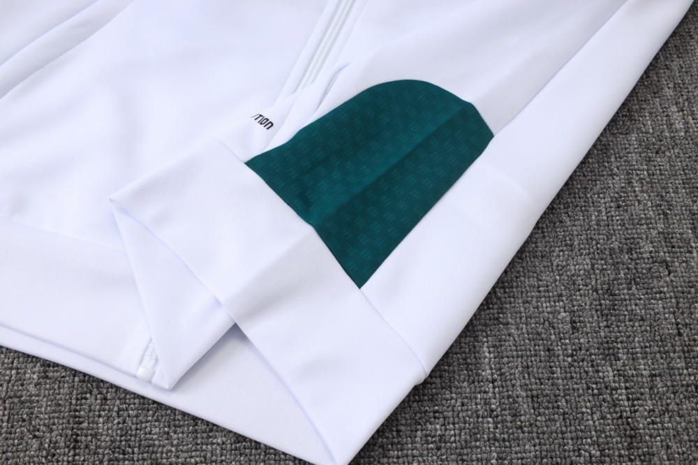 2026 Real Madrid White Jacket Training Suit Set
