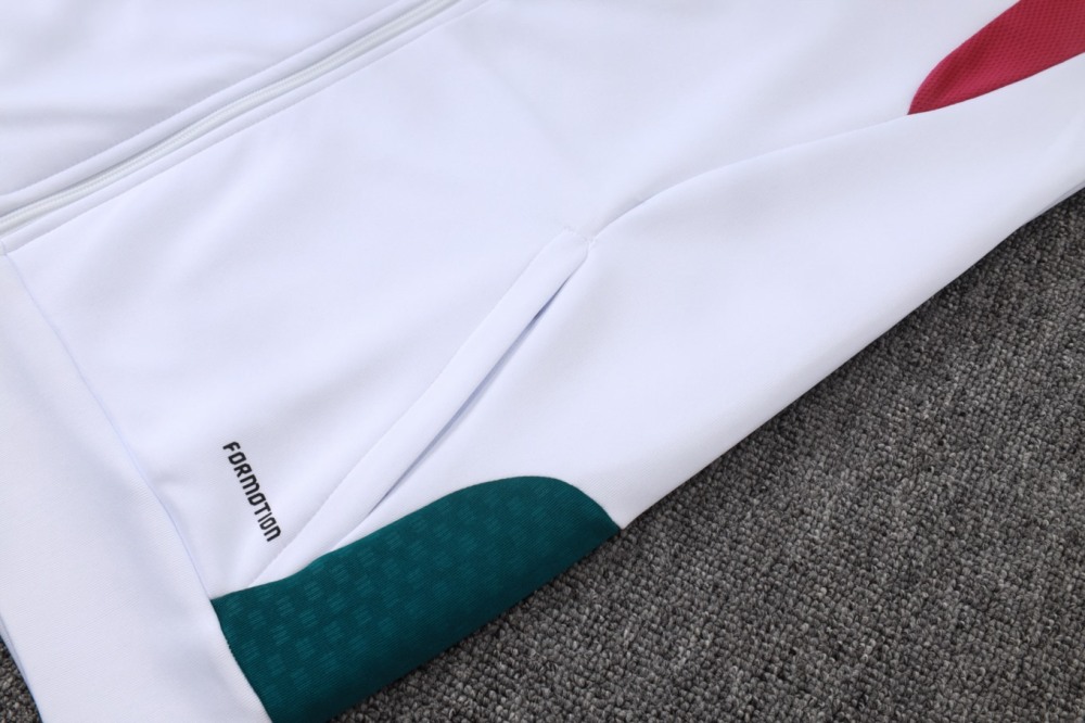2026 Real Madrid White Jacket Training Suit Set