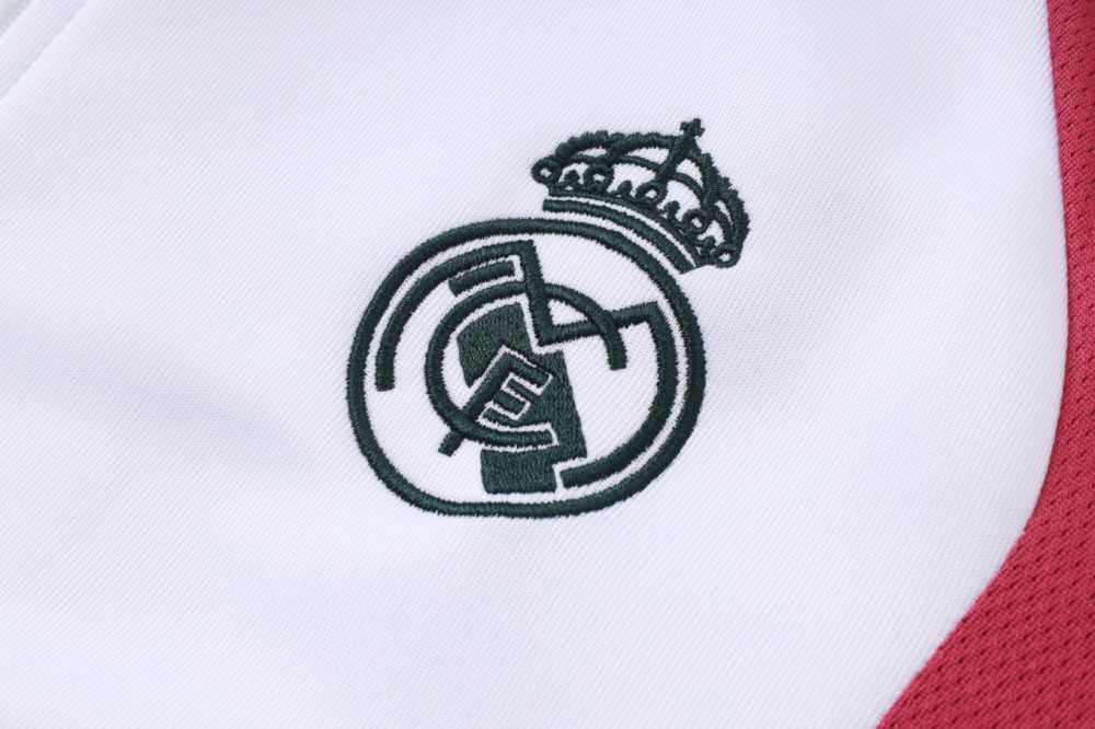 2026 Real Madrid White Jacket Training Suit Set