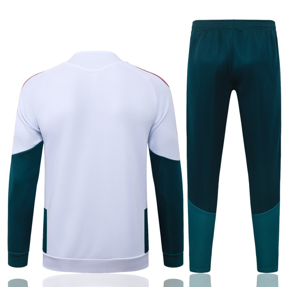 2026 Real Madrid White Jacket Training Suit Set