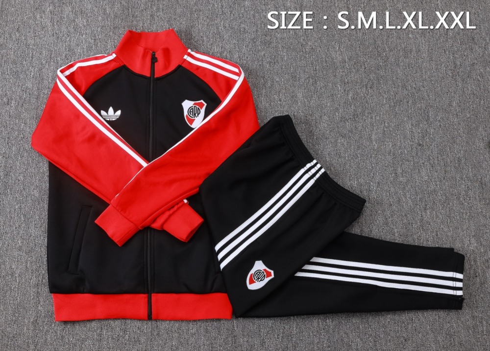 2026 Riverbed Black Jacket Training Suit Set
