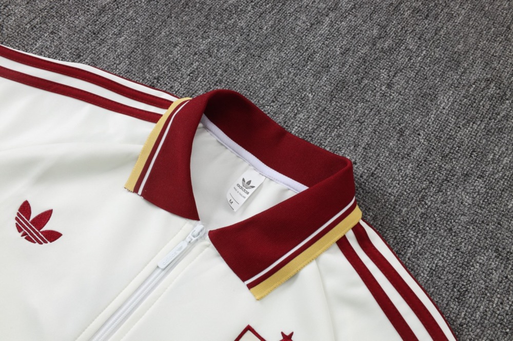 2026 Spain Off-white Jacket Training Suit Set