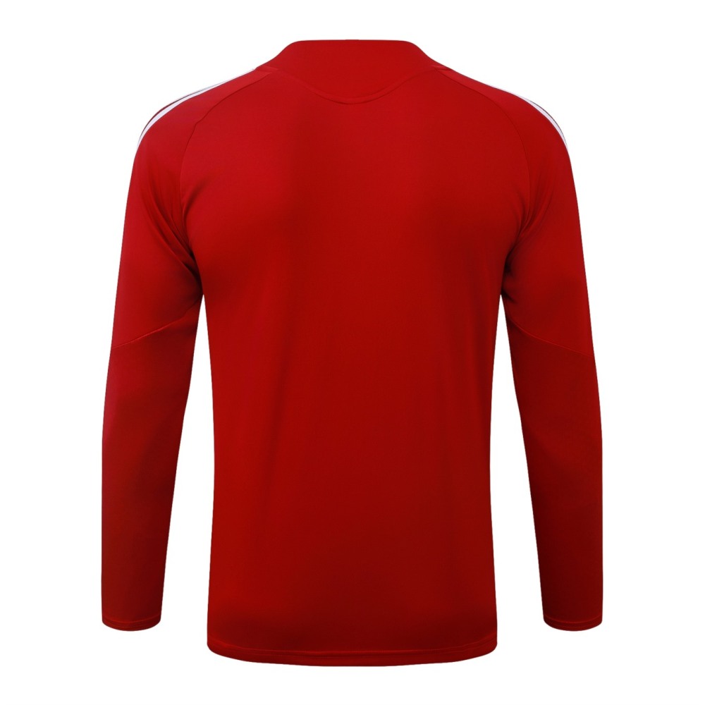 2026 Spain Red Long-sleeved half-pull training kit