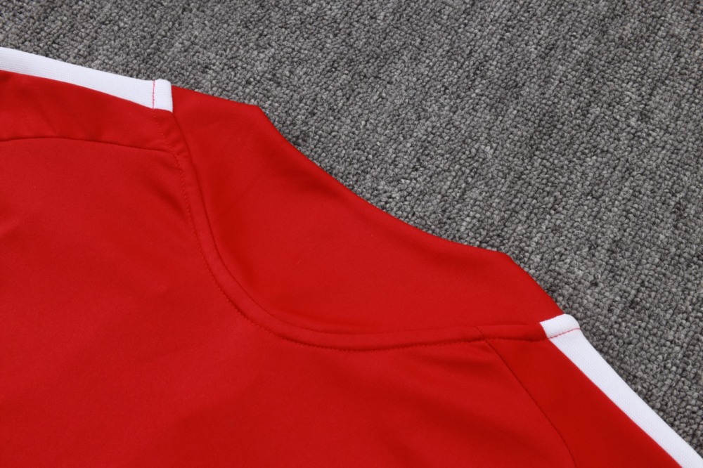 2026 Spain Red Long-sleeved half-pull training kit