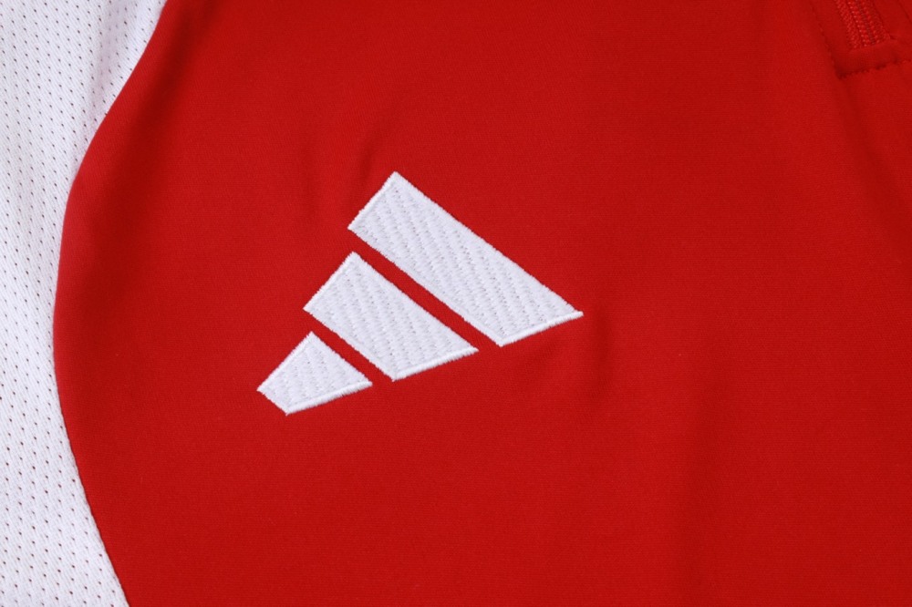 2026 Spain Red Long-sleeved half-pull training kit